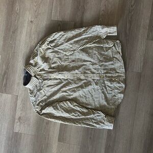 Tommy Hilfiger yellow& blue Gingham Button-Down Shirt